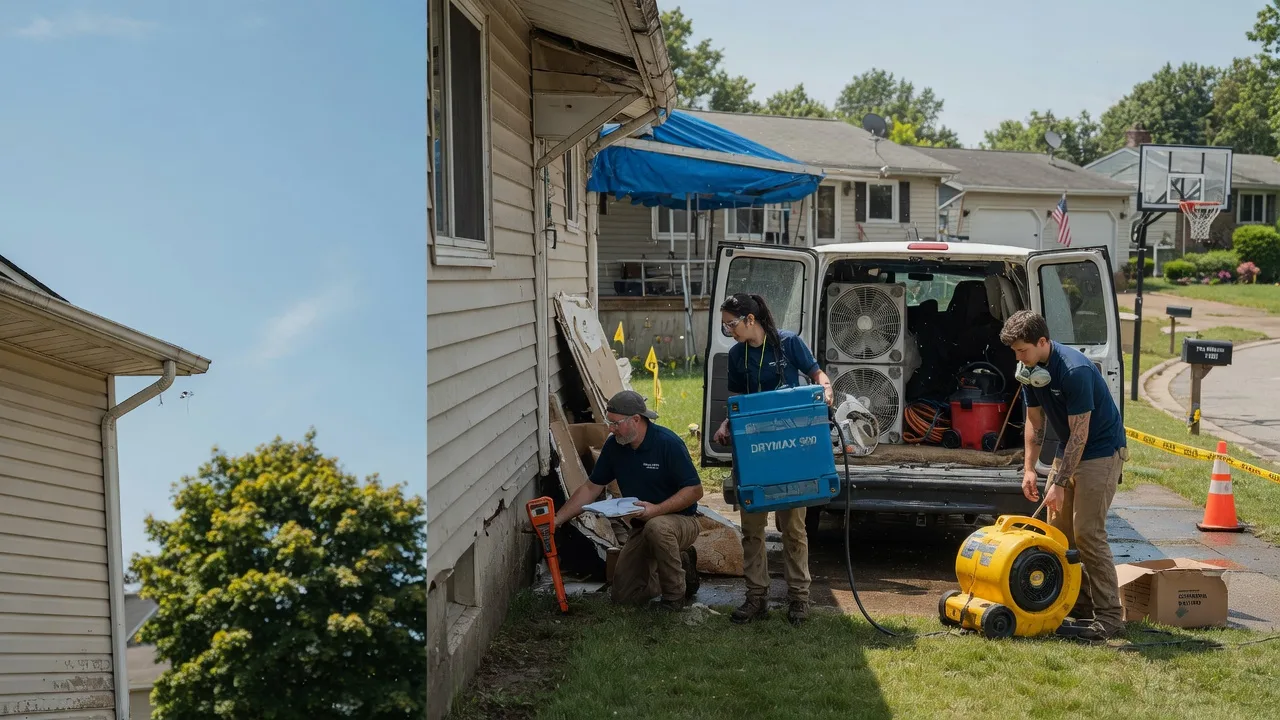 Ceiling Leak Cleanup in Taylor Ridge, IL near me